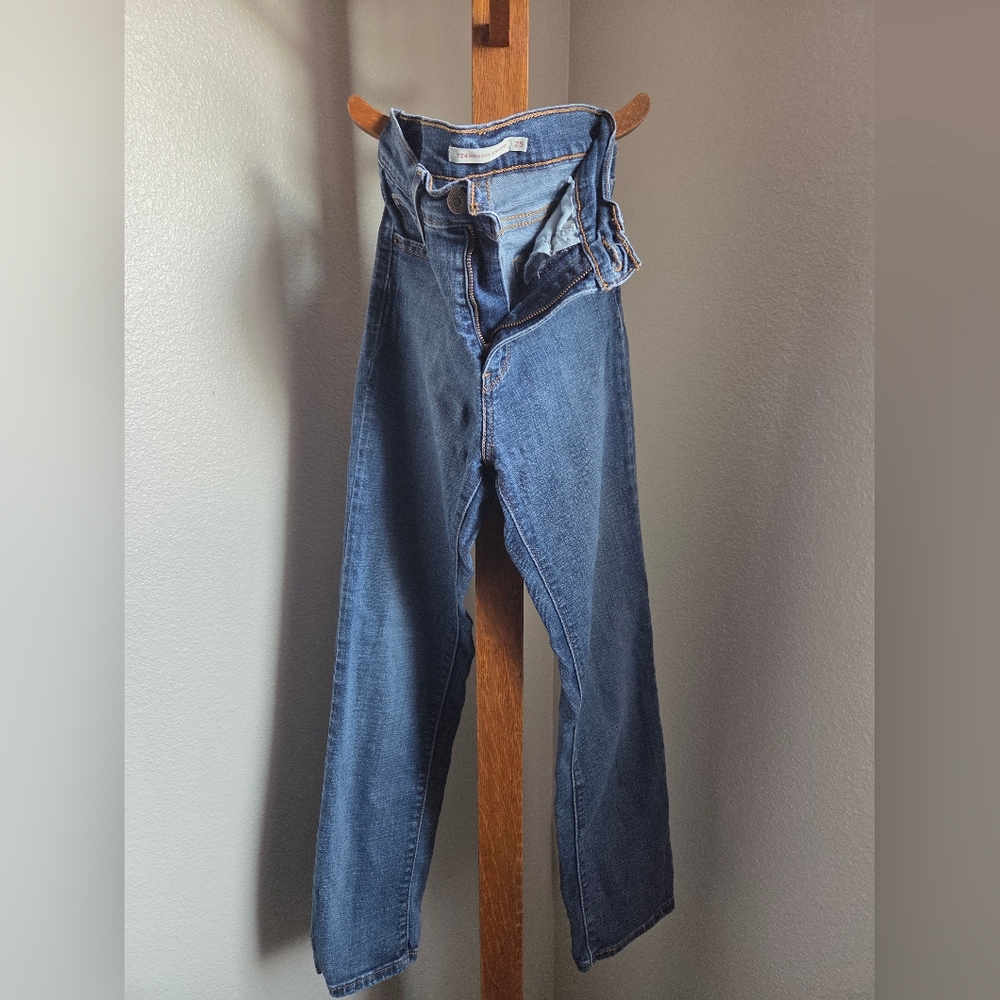 Levi's 724 Classic Straight Leg Denim Jeans